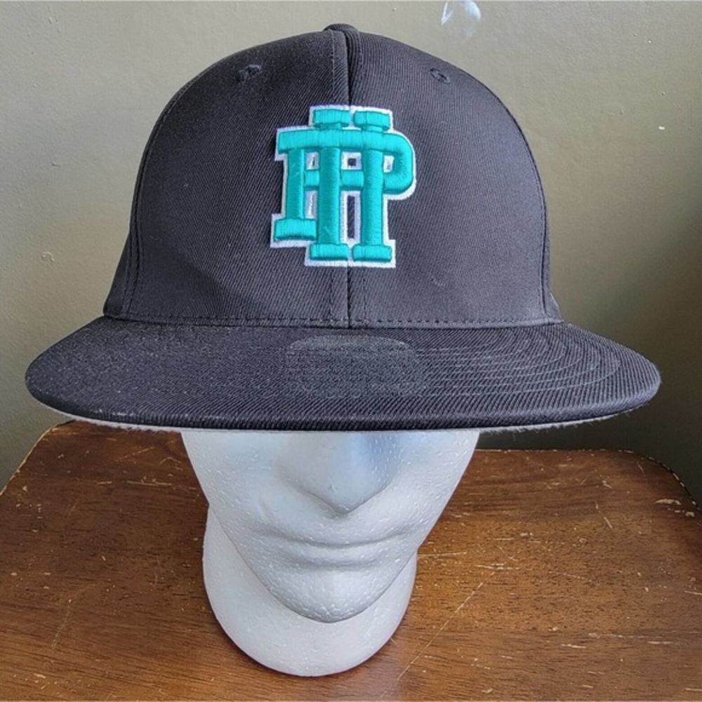Cap America Premium Line Hat Cap PH Logo Teal Black‎ Flexfit Size L/XL